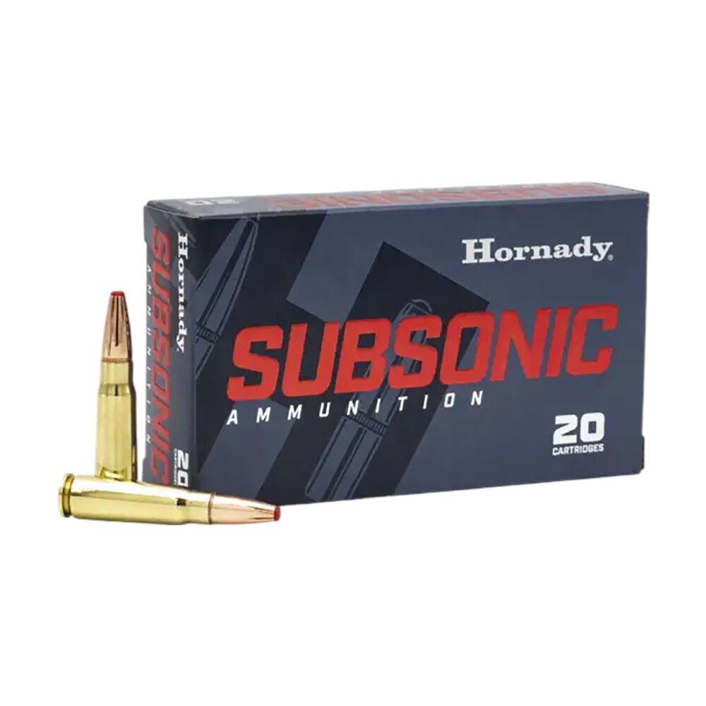 hornady 80787 subsonic rifle 7.62x39mm 255gr sub x 20 per box/10 case Hornady 80787 Subsonic Rifle 7.62x39mm 255gr Sub X 20 Per Box/10 Case Sports South item 149989