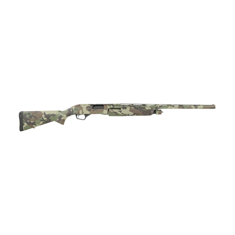 winchester repeating arms 512433391 sxp waterfowl hunter 12 gauge 26" 4+1 (2.75") 3" chamber, woodland camo, truglo fiber optic sight, includes 3 invector plus chokes Winchester Repeating Arms 512433391 SXP Waterfowl Hunter 12 Gauge 26" 4+1 (2.75") 3" Chamber, Sports South item 150159