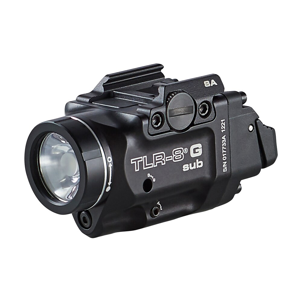 streamlight 69439 trl 8 g sub gun light with green laser black anodized 500 lumens white led springfield armory hellcat Streamlight 69439 TRL-8 G Sub Gun Light Sports South item 150353