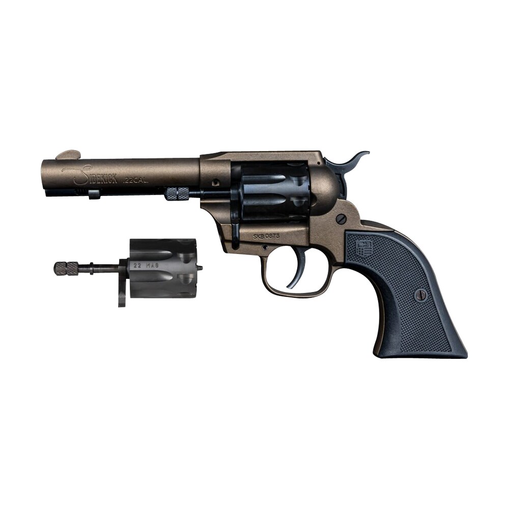 diamondback db0500a071 sidekick 22 lr 22 wmr 9rd shot 4.50" midnight bronze midnight bronze zinc alloy midnight bronze cerakote frame black cerakote cylinder black polymer grips Diamondback DB0500A071 Sidekick 22 LR 22 WMR 9rd Shot 4.50" Midnight Bronze Midnight Bronze Sports South item 150382