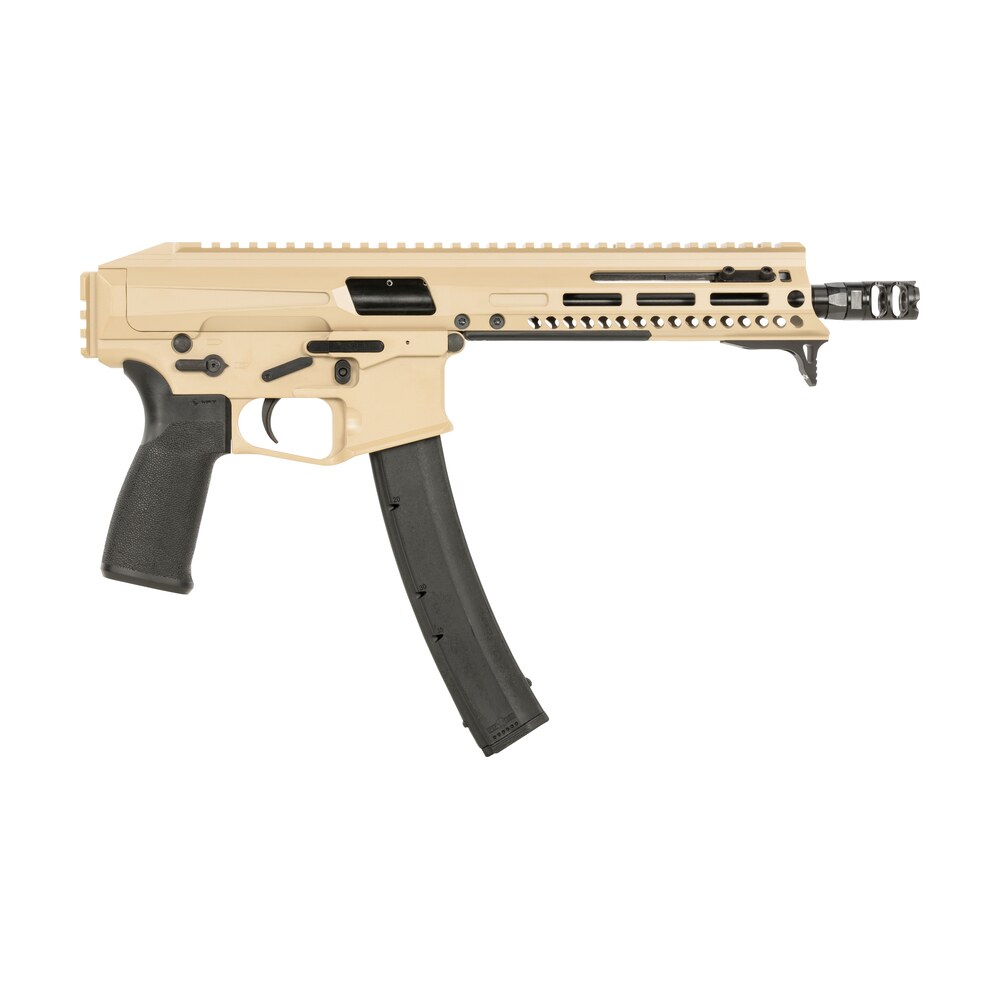 patriot ordnance factory 01926 phoenix 9mm luger 35+1 8", flat dark earth rec/m lok handgaurd, black mft grip, picatinny stock adapter, muzzle brake, includes hand stop Patriot Ordnance Factory 01926 Phoenix 9mm Luger 35+1 8", Flat Dark Earth Rec/M-LOK Handgaurd, Sports South item 150484