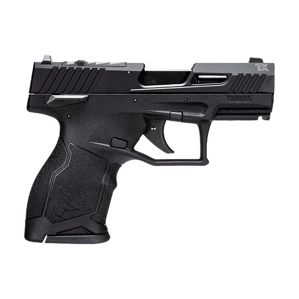 taurus 1tx2213110 tx22c compact 22 lr 10+1 3.60" matte black steel barrel, black hard coat anodized serrated aluminum slide, black polymer frame w/picatinny rail black polymer grips Taurus 1TX2213110 TX22C Compact 22 LR 10+1 3.60" Matte Black Steel Sports South item 150719