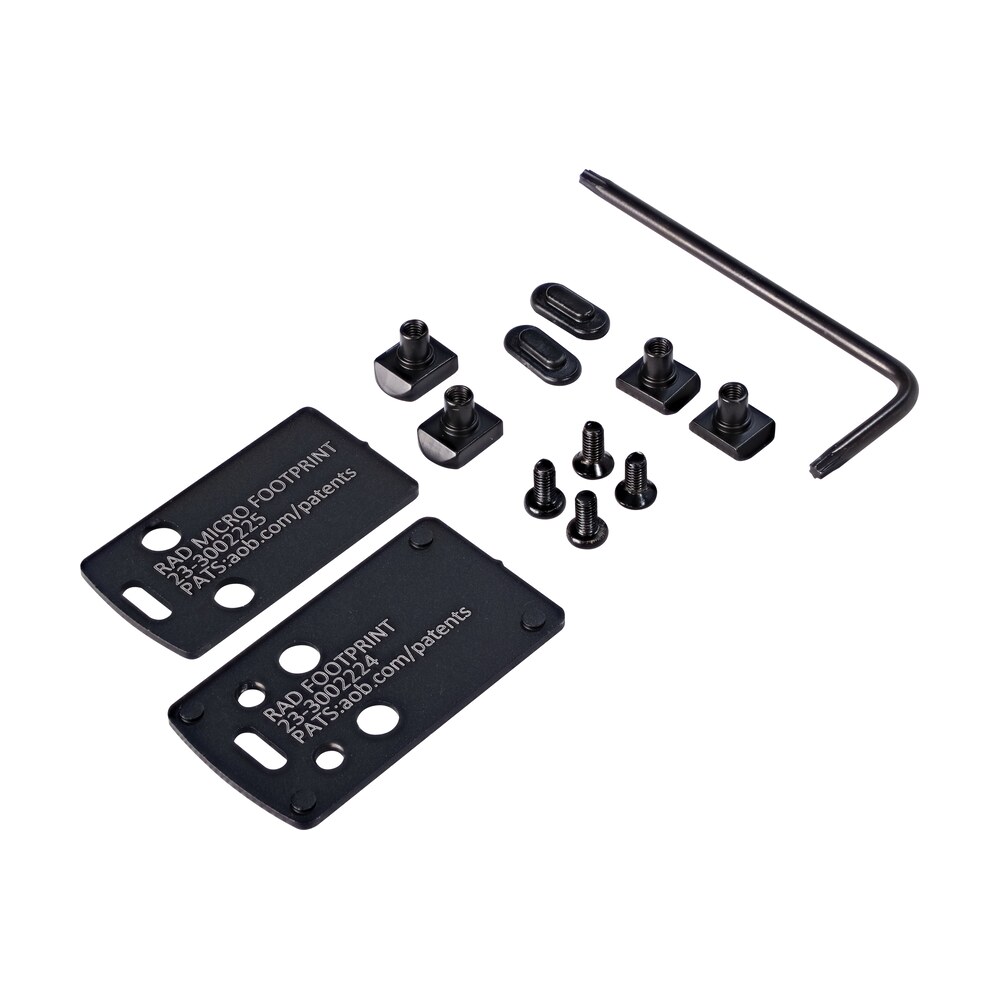 crimson trace 013000054 ct rad mounting kit ct rad footprint/dovetail, s&w shield/shield plus/shield ez/m&p/m&p 2.0 Crimson Trace 013000054 CT RAD Mounting Kit CT RAD Footprint/Dovetail, S&W Shield/Shield Sports South item 150751