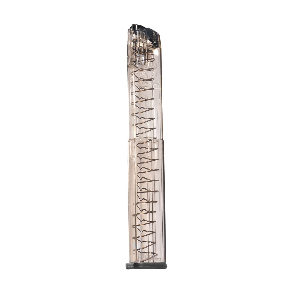 ets group smkglk1840 pistol mags 40rd extended 9mm luger compatible w/ glock 17/19/26/45/18/19x/34 smoke polymer ETS Group SMKGLK1840 Pistol Mags 40rd Extended 9mm Luger Compatible Sports South item 150862