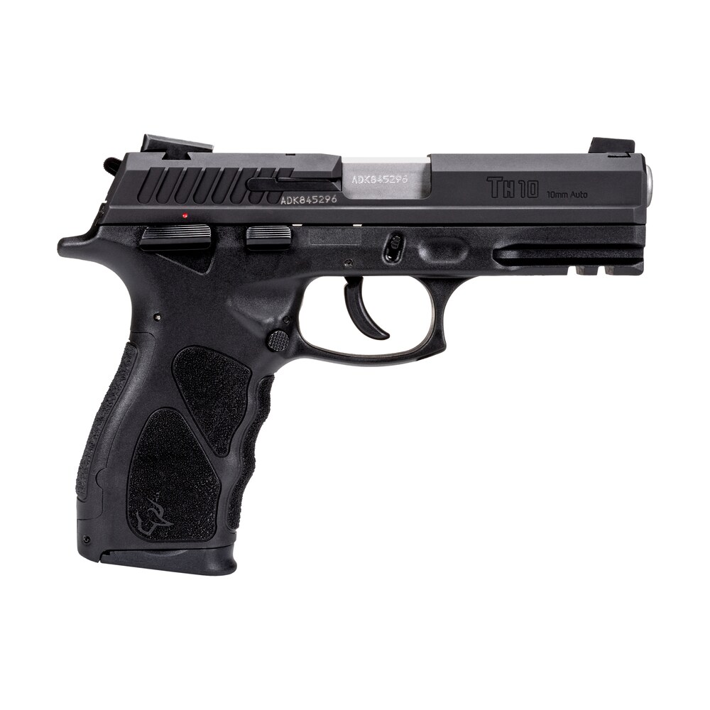 taurus 1 th10041 th full size 10mm auto 15+1 4.27" matte stainless steel barrel, matte black serrated slide, black polymer frame w/picatinny rail, black interchangeable backstrap grip right hand Taurus 1-TH10041 TH Full Size 10mm Auto 15+1 4.27" Matte Stainless Steel Sports South item 150913