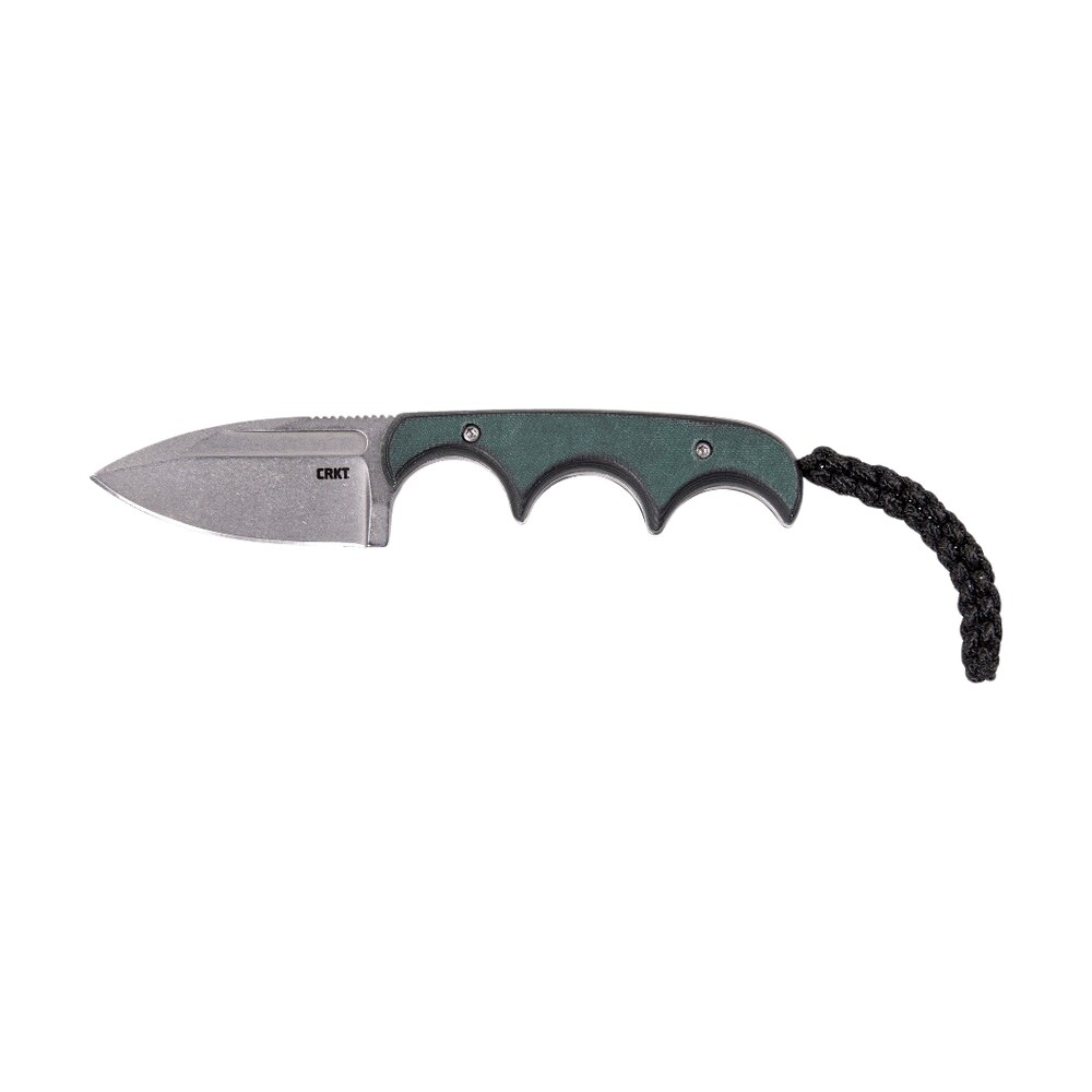 crkt 2396 minimalist 2.15" fixed spear point plain stonewashed 8cr13mov ss blade/green polished resin infused fiber handle CRKT 2396 Minimalist 2.15" Fixed Spear Point Plain Stonewashed 8Cr13MoV SS Blade/Green Polished Sports South item 150964