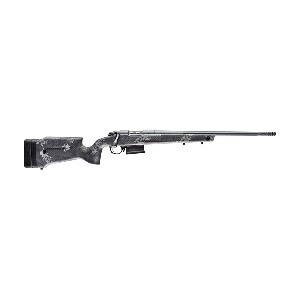 bergara rifles b14lm751 b 14 crest 300 win mag 5+1 22" fluted/threaded, sniper gray cerakote barrel/rec, monte carlo carbon fiber stock with black & gray splatter, omni muzzle brake Bergara Rifles B14LM751 B-14 Crest 300 Win Mag 5+1 22" Fluted/Threaded, Sniper Gray Cerakote Sports South item 151107
