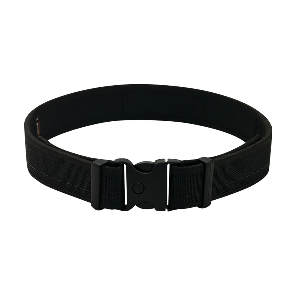 uncle mikes leather(1791) bltum44/48mbl deluxe duty gun belt matte black double layer nylon 44/48 2" wide buckle closure Uncle Mikes-leather(1791) BLTUM44/48MBL Deluxe Duty Gun Belt Matte Black Double Layer Nylon Sports South item 151191