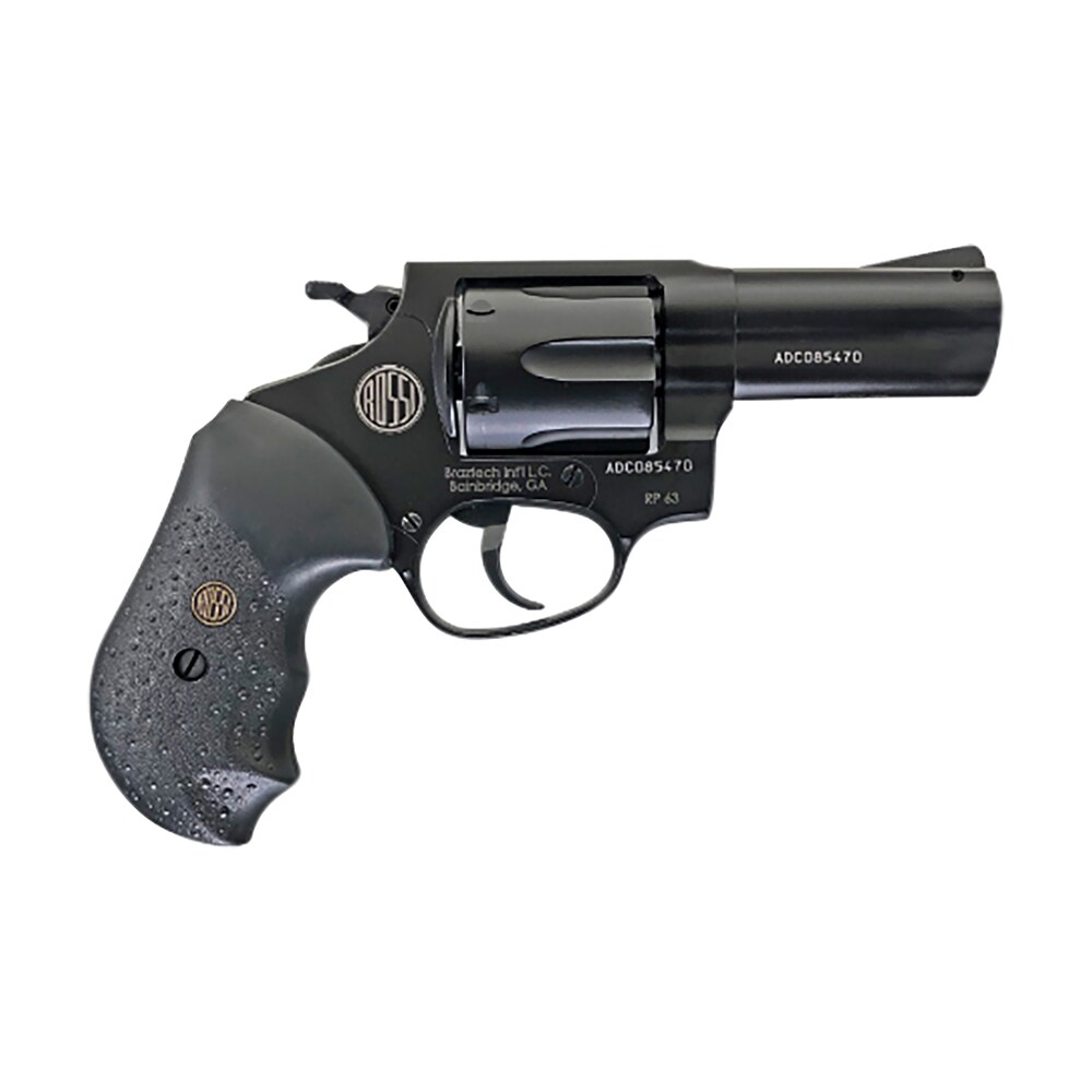 rossi 2 rp631 rp63 small frame 357 mag 6 3" matte matte black barrel, matte steel frame, black textured rubber grip, hammer block safety, exposed hammer Rossi 2-RP631 RP63 Small Frame 357 Mag 6 3" Matte Matte Black Sports South item 151212