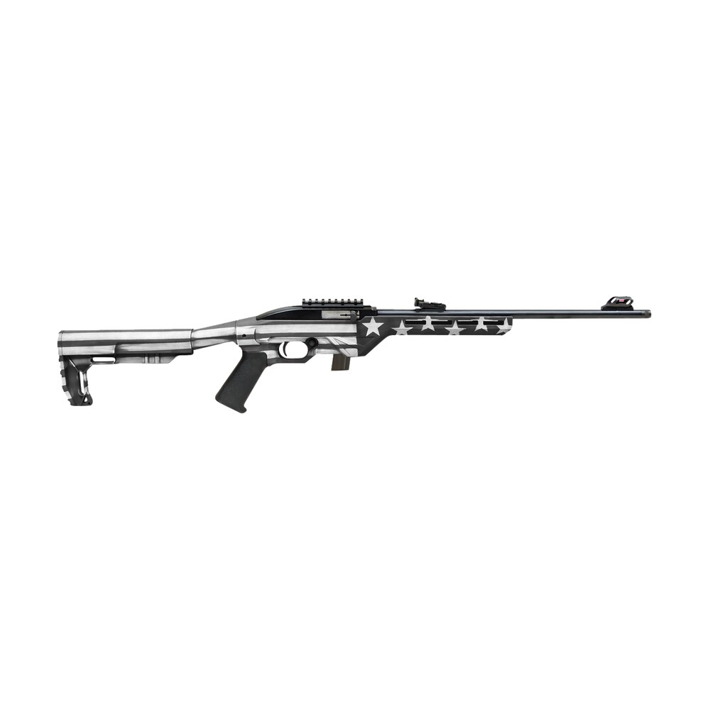 citadel cit22lrbusg trakr 22 lr 10+1 18" blued steel threaded barrel & receiver, gray flag synthetic stock Citadel CIT22LRBUSG Trakr 22 LR 10+1 18" Blued Steel Threaded Barrel & Receiver, Gray Flag Sports South item 151428