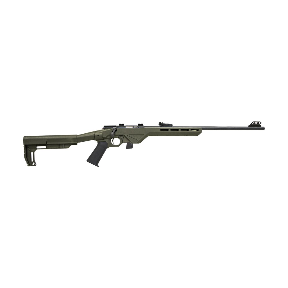 citadel cit22lrbltodg trakr 22 lr 10+1 18" blued steel barrel & receiver, od green synthetic stock Citadel CIT22LRBLTODG Trakr 22 LR 10+1 18" Blued Steel Barrel & Receiver, OD Green Sports South item 151430