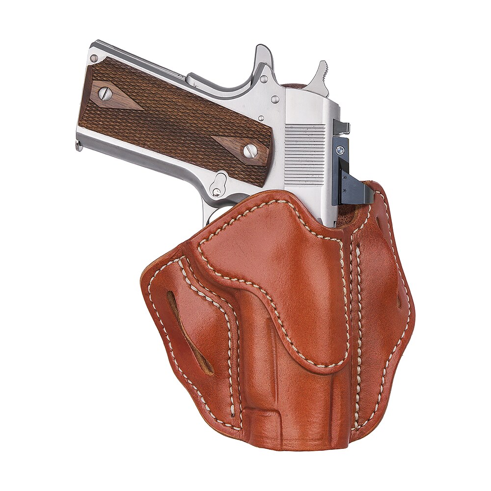 1791 gunleather orbh1scbrr bh1s optic ready owb classic brown leather belt slide fits 1911 fits 3.5 4.25" barrel right hand 1791 Gunleather ORBH1SCBRR BH1S Optic Ready OWB Classic Brown Leather Belt Slide Sports South item 151478