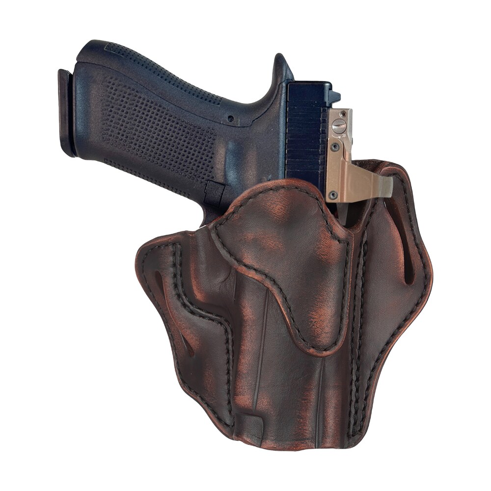 1791 gunleather orbh23vtgr bh2.3 optic ready owb size 2.3 vintage leather belt slide compatible w/glock 17/20/21/22/31/34/35/40/41/ ruger 95/american right hand 1791 Gunleather ORBH23VTGR BH2.3 Optic Ready OWB Size 2.3 Vintage Leather Belt Slide Compatible Sports South item 151483