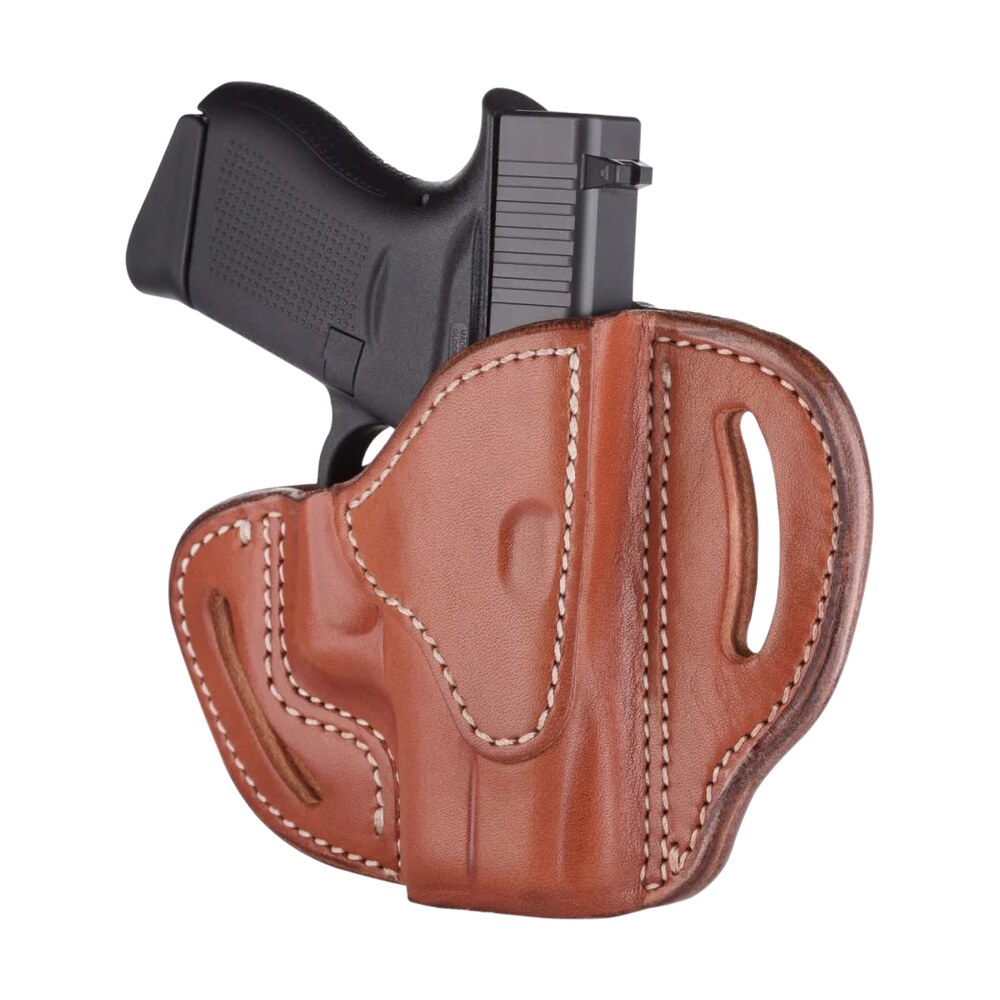 1791 gunleather orbhccbrr bhc optic ready owb compact classic brown leather belt slide compatible w/glock 43/sig p365 right hand 1791 Gunleather ORBHCCBRR BHC Optic Ready OWB Compact Classic Brown Leather Belt Slide Sports South item 151486