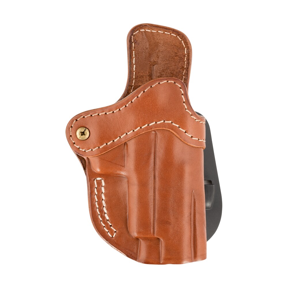 1791 gunleather orpdh23cbrr paddle holster optic ready owb size 2.3 classic brown leather paddle fits glock 17 fits walther ppq right hand 1791 Gunleather ORPDH23CBRR Paddle Holster Optic Ready OWB Size 2.3 Classic Brown Leather Sports South item 151490