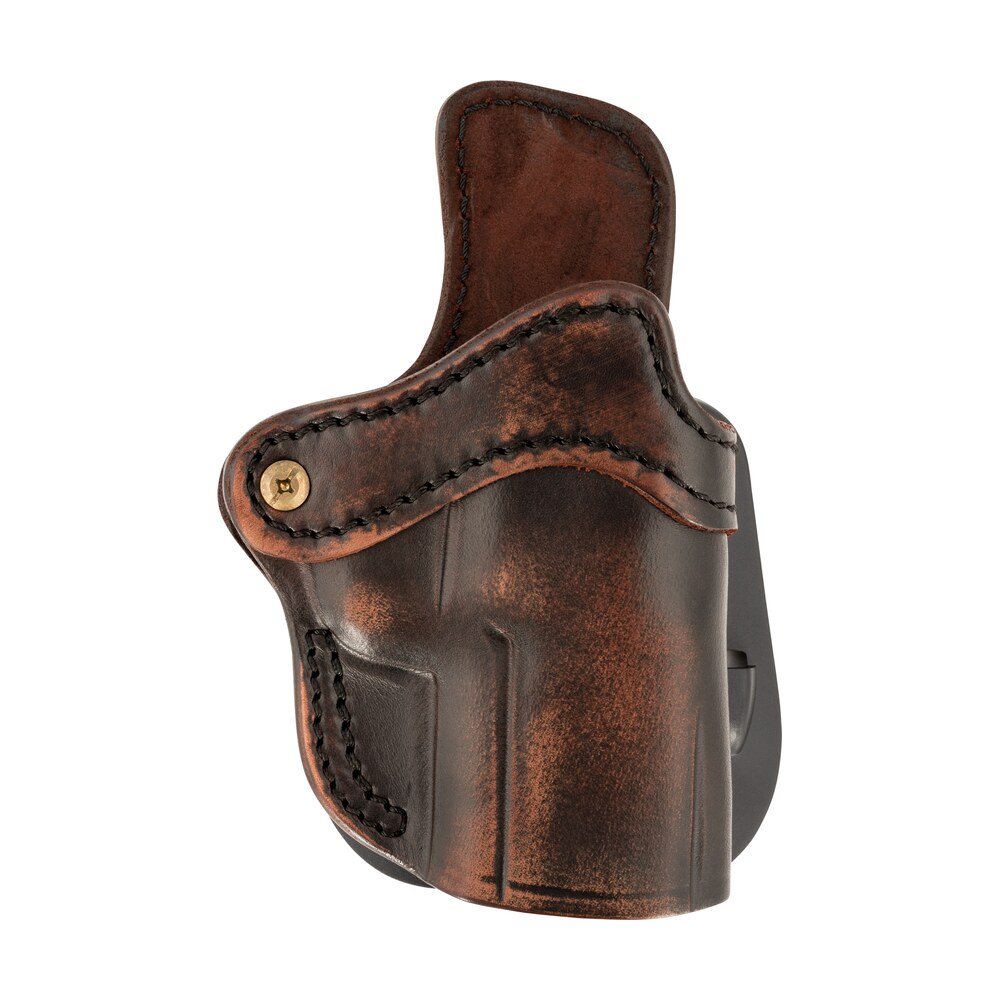 1791 gunleather orpdh24svtgr paddle holster optic ready owb size 2.4s vintage leather paddle fits fn 509/h&k vp9sk right hand 1791 Gunleather ORPDH24SVTGR Paddle Holster Optic Ready OWB Size 2.4S Vintage Leather Paddle Sports South item 151494