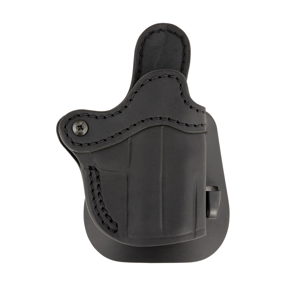 1791 gunleather orpdhcsblr paddle holster optic ready owb size compact black leather compatible w/glock 43/taurus gx4/sig p365, paddle mount, right hand 1791 Gunleather ORPDHCSBLR Paddle Holster Optic Ready OWB Size Compact Black Leather Compatible Sports South item 151496