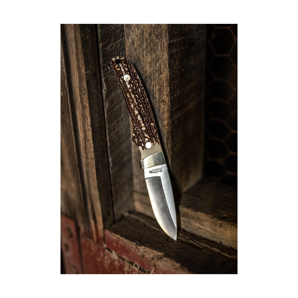 uncle henry old 1100089 next gen staglon ph2n pro hunter 2.80" fixed drop point stainless steel blade 3.95" staglon handle includes sharpening stone/sheath Uncle Henry old 1100089 Next Gen Staglon PH2N Pro Hunter 2.80" Fixed Drop Point Stainless Steel Sports South item 151557