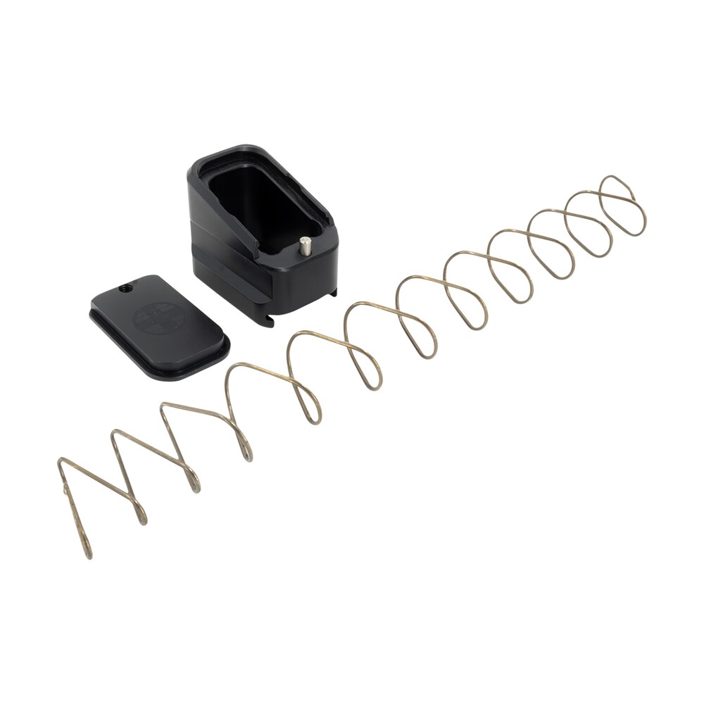 shield arms g17me5blk magazine extension +5 extended 40 s&w/9mm luger compatible w/glock 17/19x/22/34/35/45, black anodized aluminum Shield Arms G17ME5BLK Magazine Extension +5 Extended 40 S&W/9mm Luger Compatible Sports South item 151801