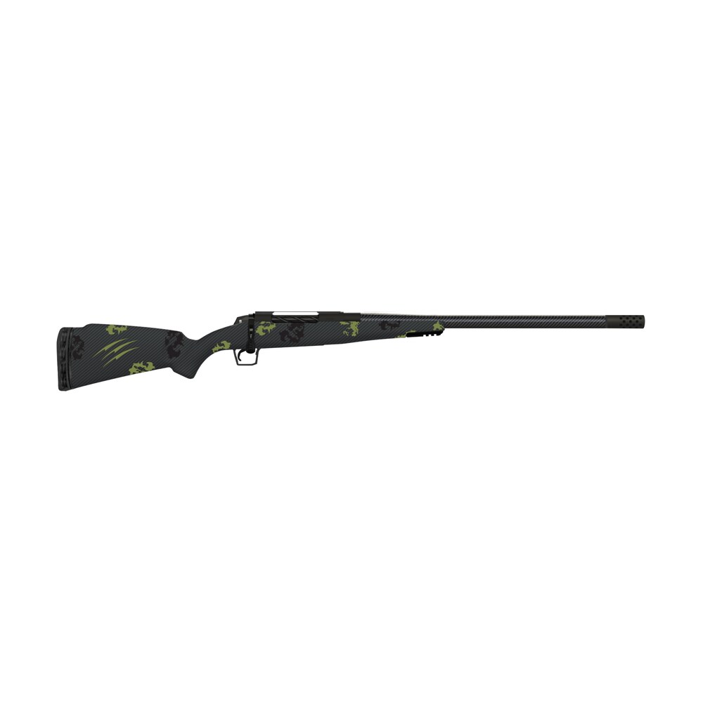 fierce firearms trog300prc22bf ct rogue 300 prc 3+1 22" carbon fiber barrel, black cerakote titanium rec, forest camo rogue stock Fierce Firearms TROG300PRC22BF CT Rogue 300 PRC 3+1 22" Carbon Fiber Sports South item 151862