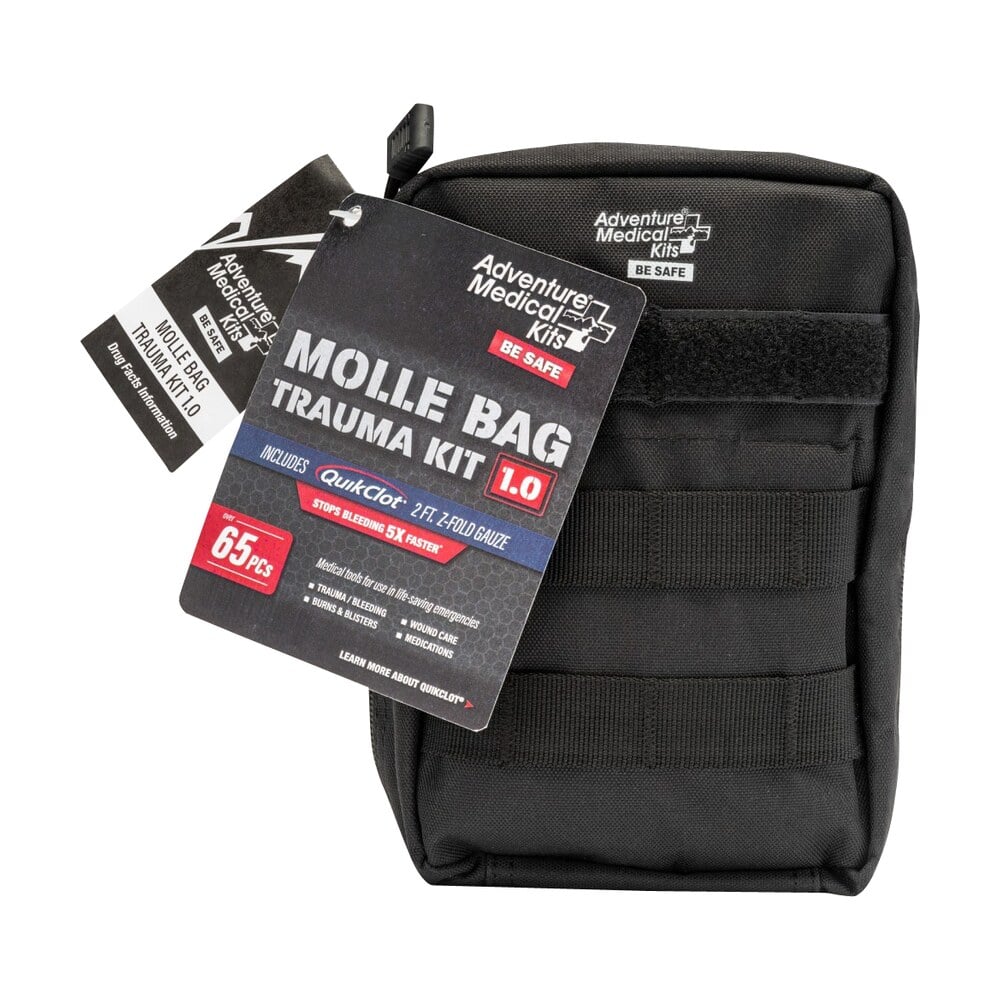 adventure medical kits 20640299 molle bag trauma kit 1.0 treats injuries/illnesses black Adventure Medical Kits 20640299 MOLLE Bag Trauma Kit 1.0 Treats Injuries/Illnesses Black Sports South item 152208