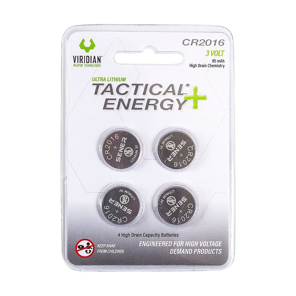 viridian 3500013 cr2016 lithium battery tactical energy silver 3.0 volts 85 mah (4) single pack Viridian 3500013 CR2016 Lithium Battery Tactical Energy Silver 3.0 Volts 85 mAh (4) Single Pack Sports South item 152354