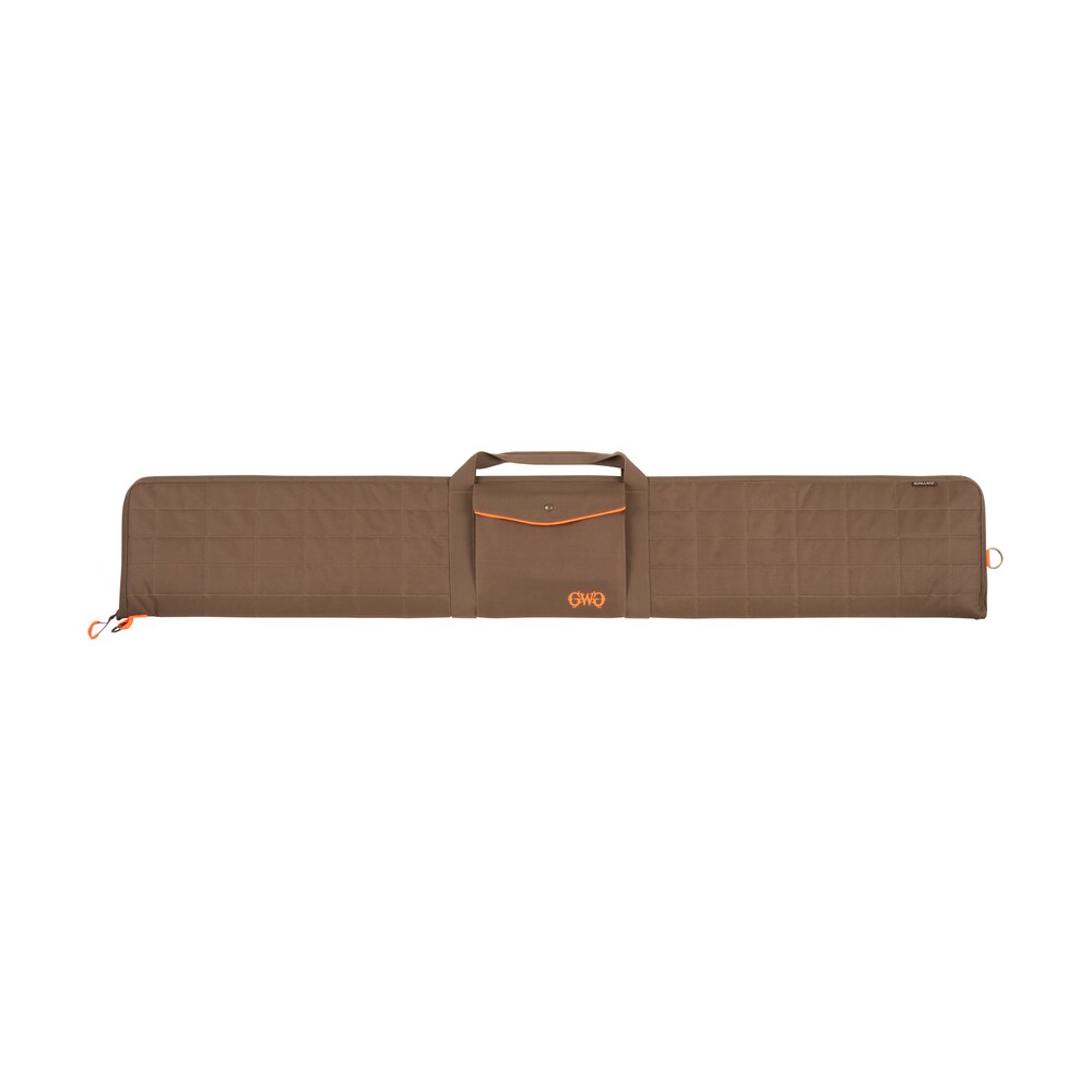 allen 1104 52 highland shotgun case 52" brown quilted polyester exterior, front flap pocket w/magnetic closure, lockable zipper Allen 1104-52 Highland Shotgun Case 52" Brown Quilted Polyester Exterior, Front Flap Pocket Sports South item 152411