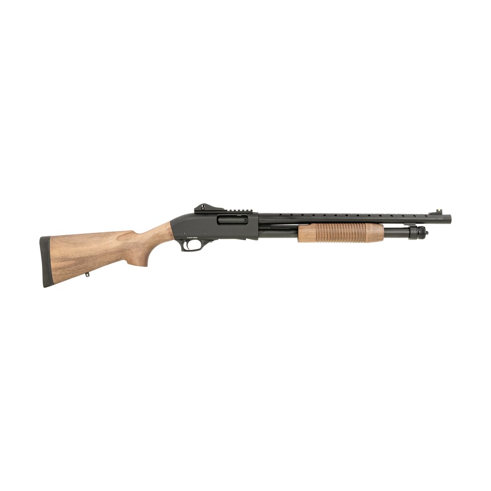 tokarev usa 21000408 tx3 12 gauge 18.50" 3" 5+1, black metal finish, turkish walnut stock, fiber optic & ghost ring sight (accepts mossberg 590 furniture) Tokarev USA 21000408 TX3 12 Gauge 18.50" 3" 5+1, Black Metal Sports South item 152732