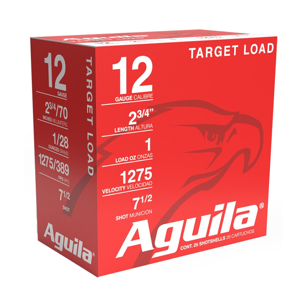 aguila 1chb1337 target load competition 12gauge 2.75" 1oz 7.5shot 25 per box/10 case Aguila 1CHB1337 Target Load Competition 12Gauge 2.75" 1oz 7.5Shot 25 Per Box/10 Case Sports South item 152937