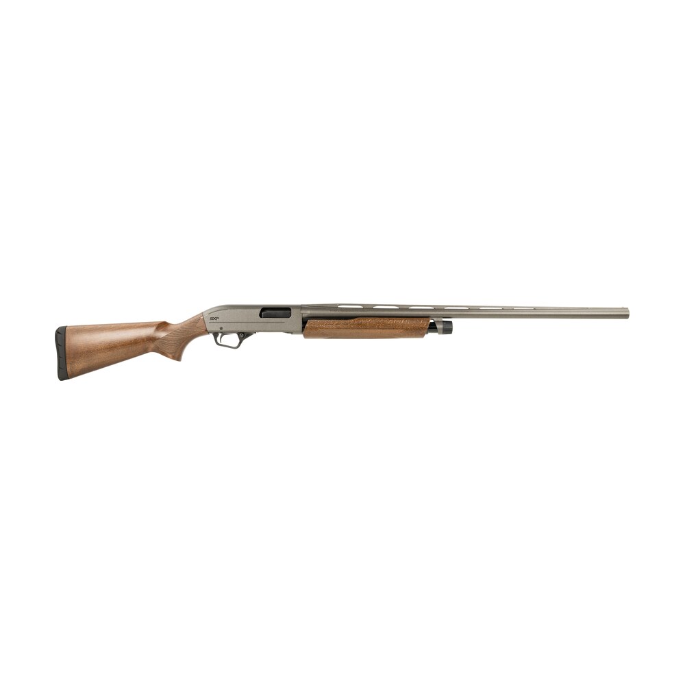 winchester repeating arms 512440392 sxp hybrid field 12 gauge 3" chamber 4+1 (2.75") 28", gray barrel/rec, satin hardwood stock, truglo fiber optic sight Winchester Repeating Arms 512440392 SXP Hybrid Field 12 Gauge 3" Chamber 4+1 (2.75") 28", Gray Sports South item 153122