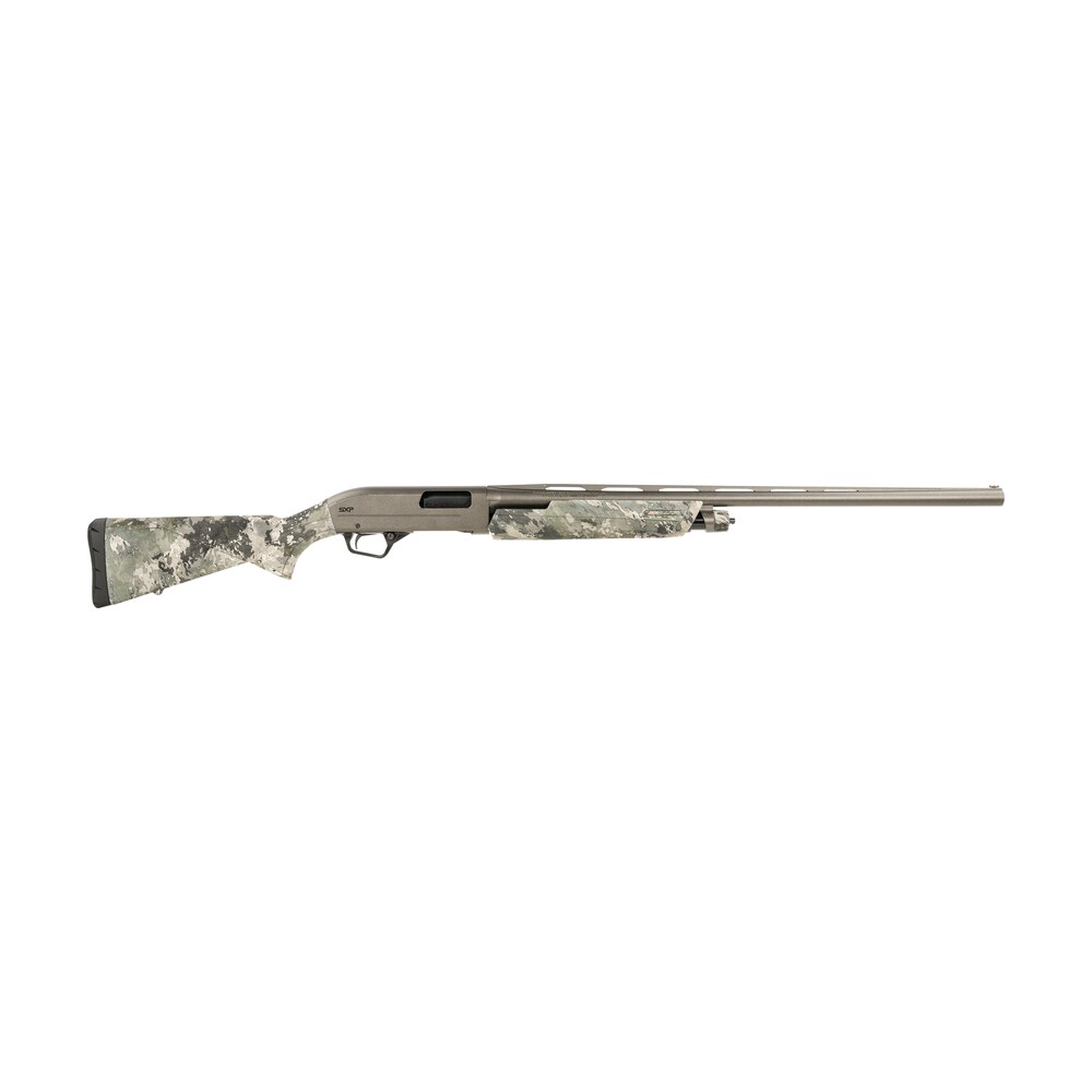 winchester repeating arms 512447392 sxp hybrid hunter 12 gauge 3" chamber 4+1 (2.75") 28", gray barrel/rec, truetimber vsx furniture, truglo fiber optic sight, includes 3 invector plus chokes Winchester Repeating Arms 512447392 SXP Hybrid Hunter 12 Gauge 3" Chamber 4+1 (2.75") 28", Gray Sports South item 153138