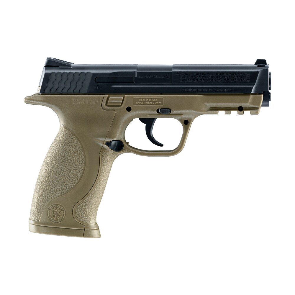 umarex 2255051 s&w m&p co2 177 bb 19+1 4.25″ fde polymer grips Umarex 2255051 S&W M&P CO2 177 BB 19+1 4.25" FDE Polymer Grips Sports South item 15320