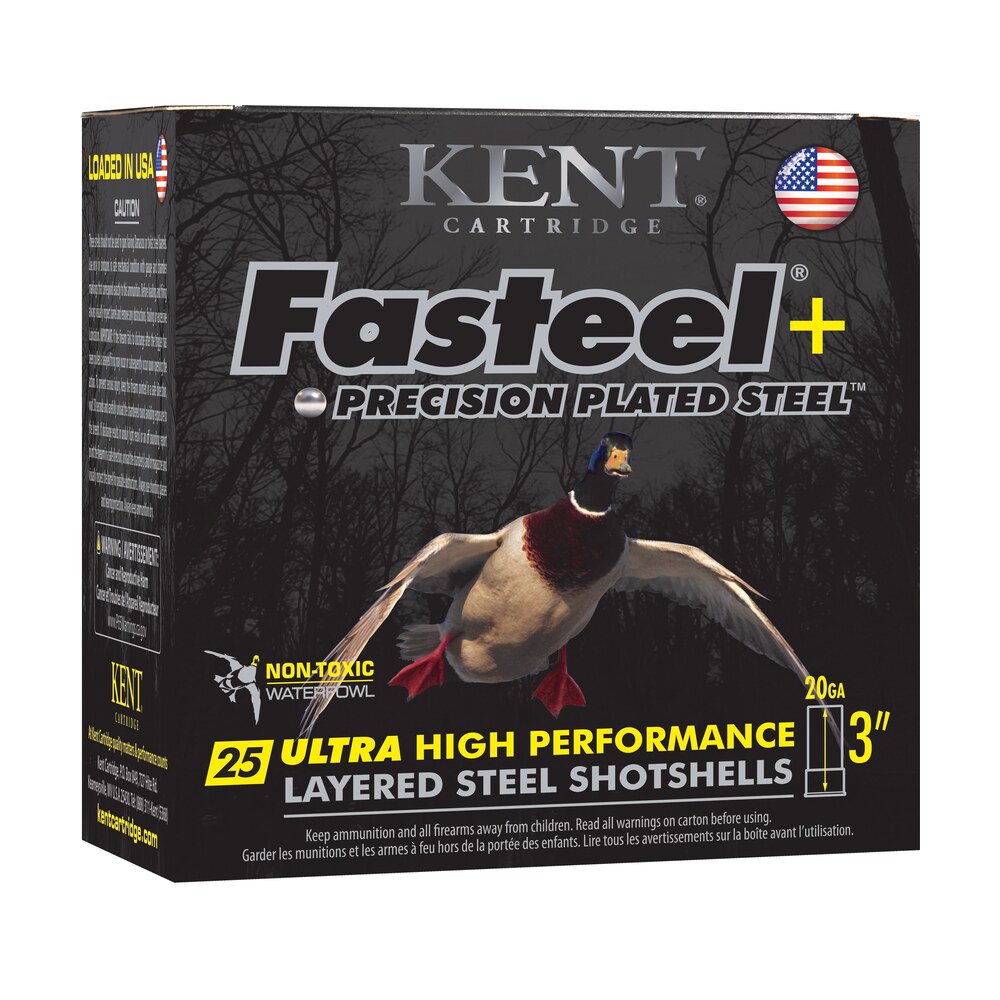kent cartridge k203fsp284x6 fasteel + waterfowl 20 gauge 3" 1 oz 4/6 shot 25 per box/ 10 case Kent Cartridge K203FSP284X6 Fasteel + Waterfowl 20 Gauge 3" 1 oz 4/6 Shot 25 Per Box/ 10 Case Sports South item 153282