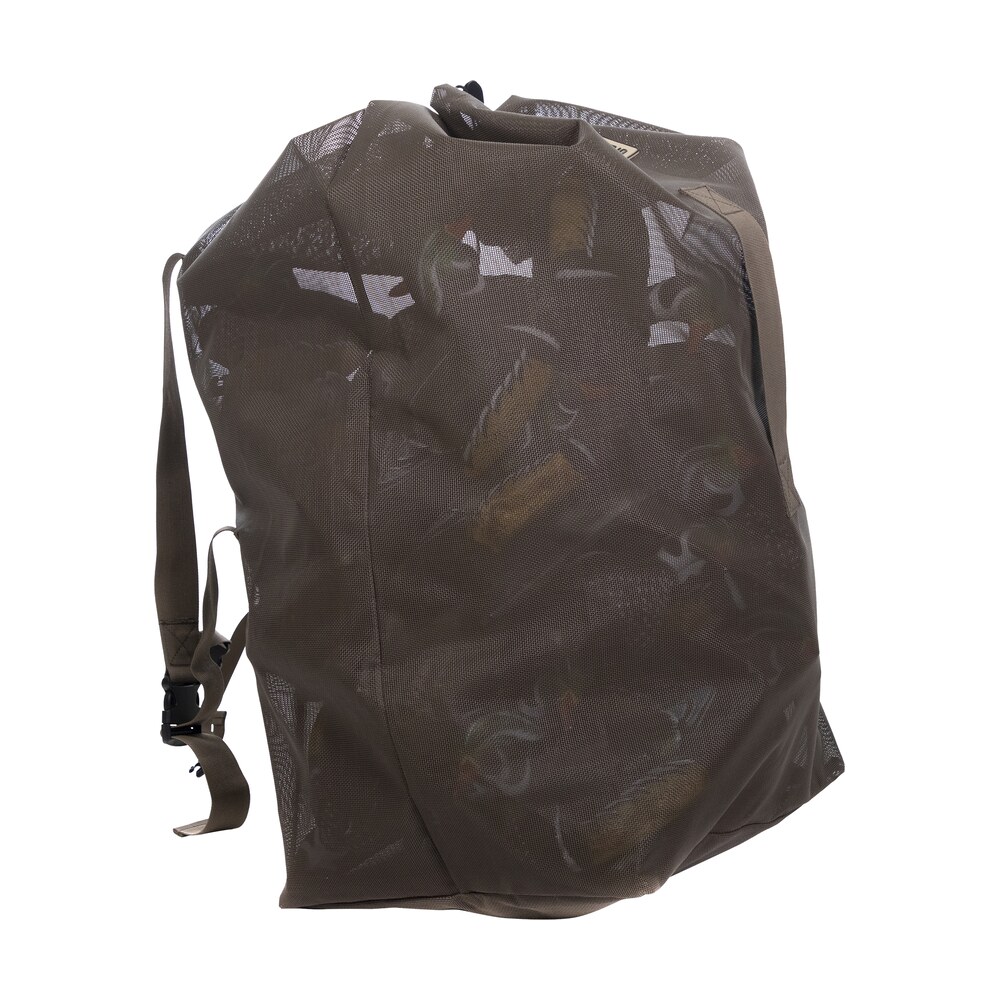 higdon outdoors 37177 decoy bag small black pvc coated mesh 39" x 18" x 15" holds up to 36 standard decoys Higdon Outdoors 37177 Decoy Bag Small Black PVC Coated Mesh 39" x 18" x 15" Holds up to 36 Sports South item 153326
