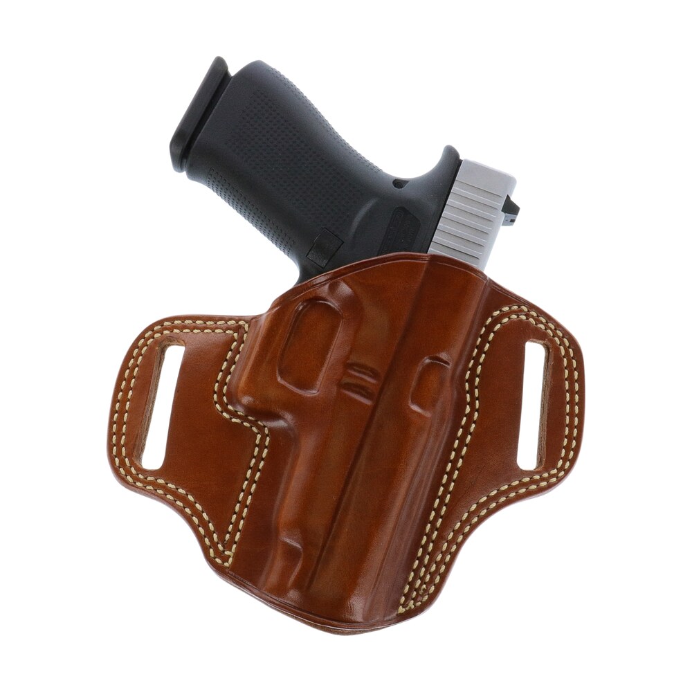 galco cm880 combat master owb tan leather belt slide fits springfield xdm 4.5" right hand Galco CM880 Combat Master OWB Tan Leather Belt Slide Sports South item 153589