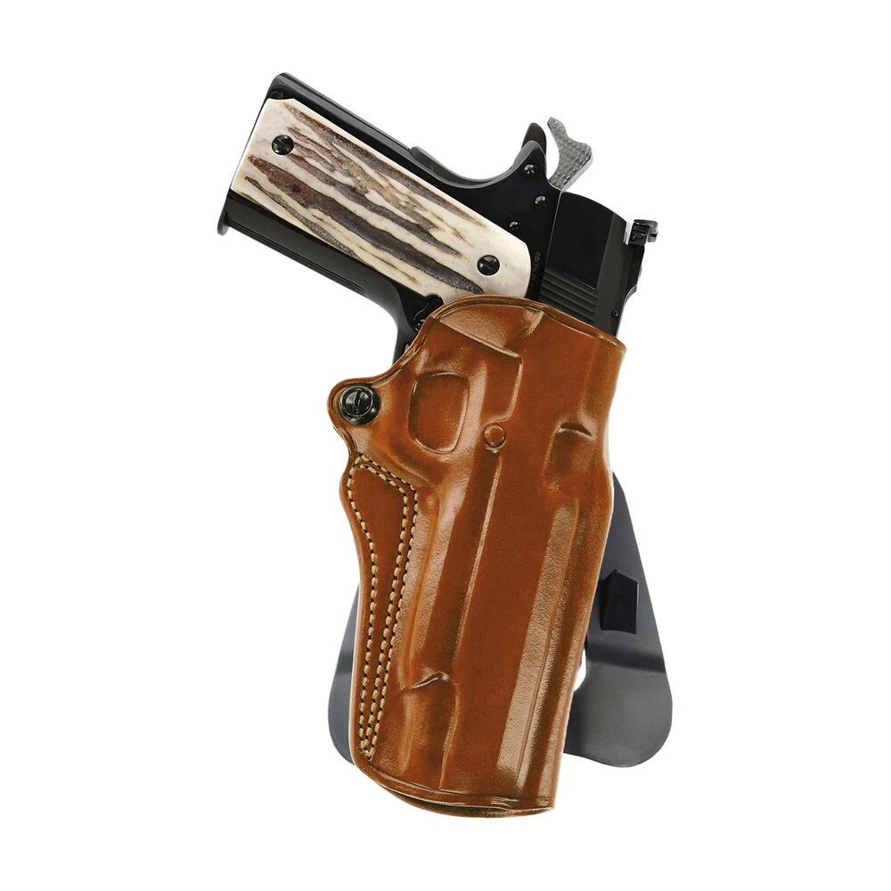 galco sm2 652 speed master 2.0 owb tan leather paddle fits mossberg mc1sc/ruger max 9/s&w m&p shield plus/shield 3"9/40 & 2.0 9/40 right hand Galco SM2-652 Speed Master 2.0 OWB Tan Leather Paddle Sports South item 153623