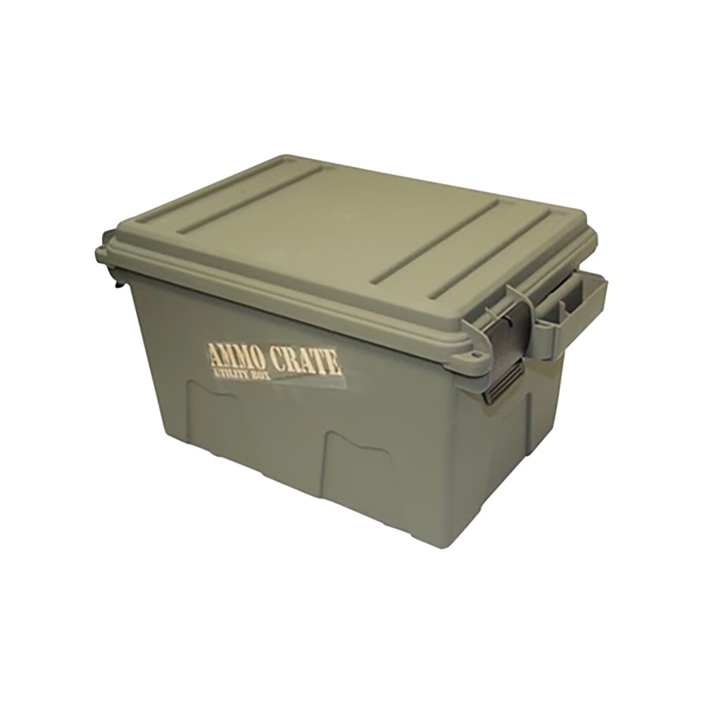 mtm case gard acr718 ammo crate utility box army green polypropylene MTM Case-Gard ACR718 Ammo Crate Utility Box Army Green Polypropylene Sports South item 153750