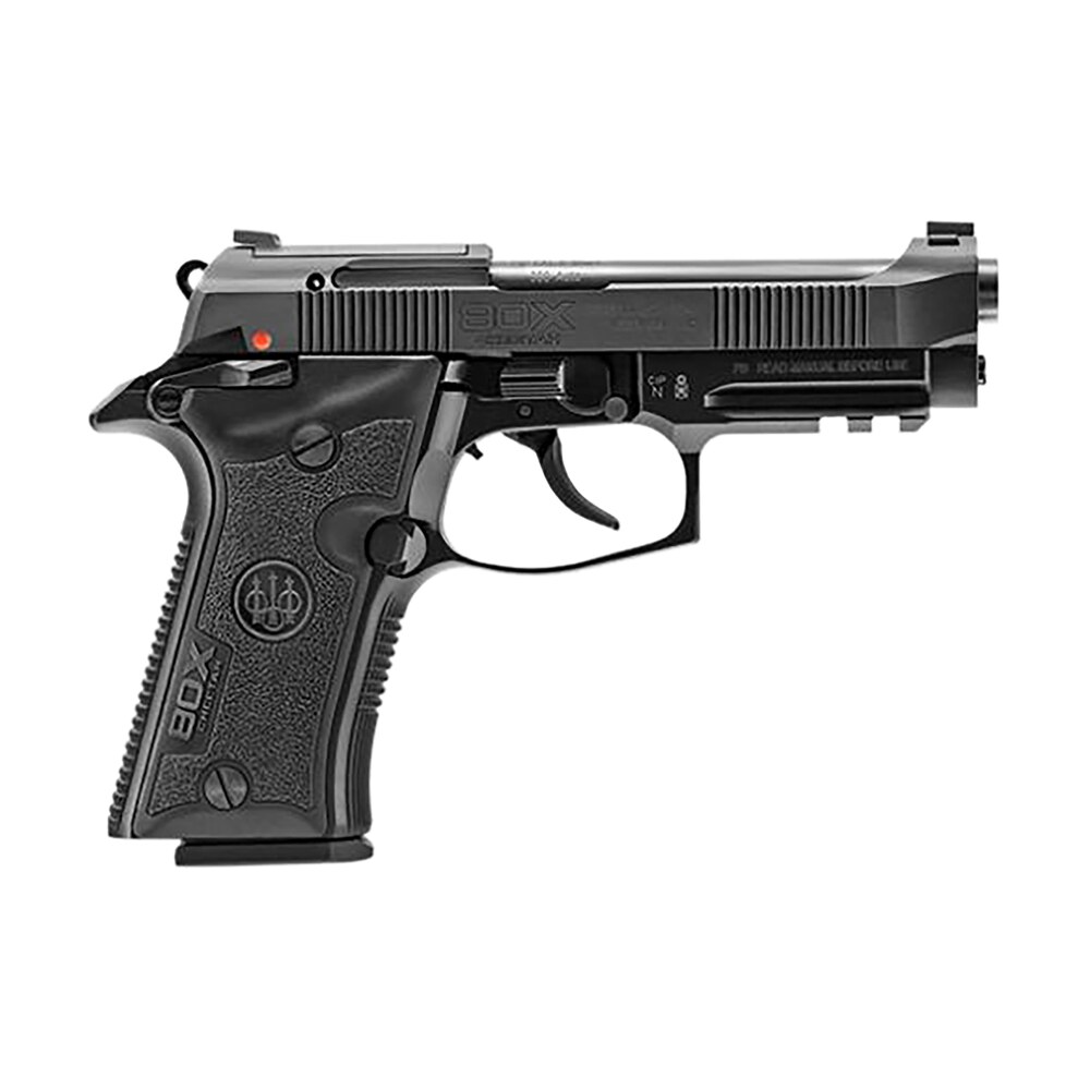 beretta usa j80xblk13 80x cheetah 380 acp 13+1 3.90" black optic ready/serrated slide, black anodized aluminum frame w/picatinny rail & beavertail Beretta USA J80XBLK13 80X Cheetah 380 ACP 13+1 3.90" Black Optic Ready/Serrated Slide, Black Sports South item 153851