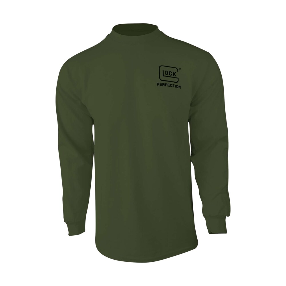glock ap96065 born in austria military green pre shrunk cotton long sleeve small Glock AP96065 Born In Austria Military Green Pre-Shrunk Cotton Long Sleeve Small Sports South item 154163