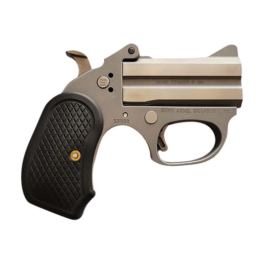 bond arms bahb honey b stinger rs 22 lr 2rd shot 3" matte stainless steel frame black extended b6 resin grips right hand Bond Arms BAHB Honey B Stinger RS 22 LR 2rd Shot 3" Matte Stainless Steel Frame Black Extended Sports South item 154308