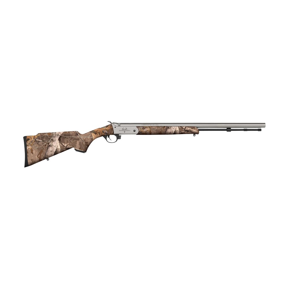 traditions r721108432 buckstalker xt 50 cal 209 primer 24", stainless cerakote barrel/rec, next wyld camo synthetic stock Traditions R721108432 Buckstalker XT 50 Cal 209 Primer 24", Stainless Cerakote Barrel/Rec, Next Sports South item 154468