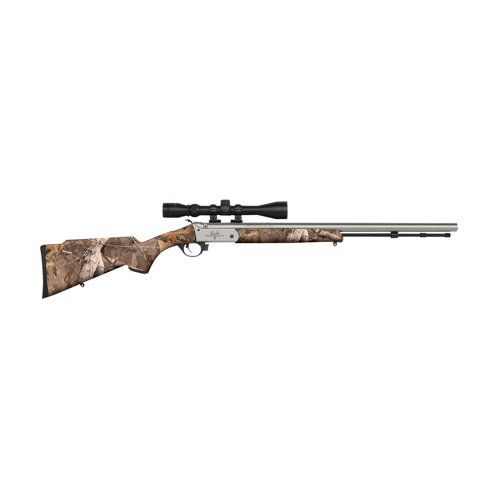 traditions r5721108432 buckstalker xt 50 cal 209 primer 24", stainless cerakote barrel/rec, next wyld camo synthetic stock, 3 9x40mm scope Traditions R5721108432 Buckstalker XT 50 Cal 209 Primer 24", Stainless Cerakote Barrel/Rec, Sports South item 154470