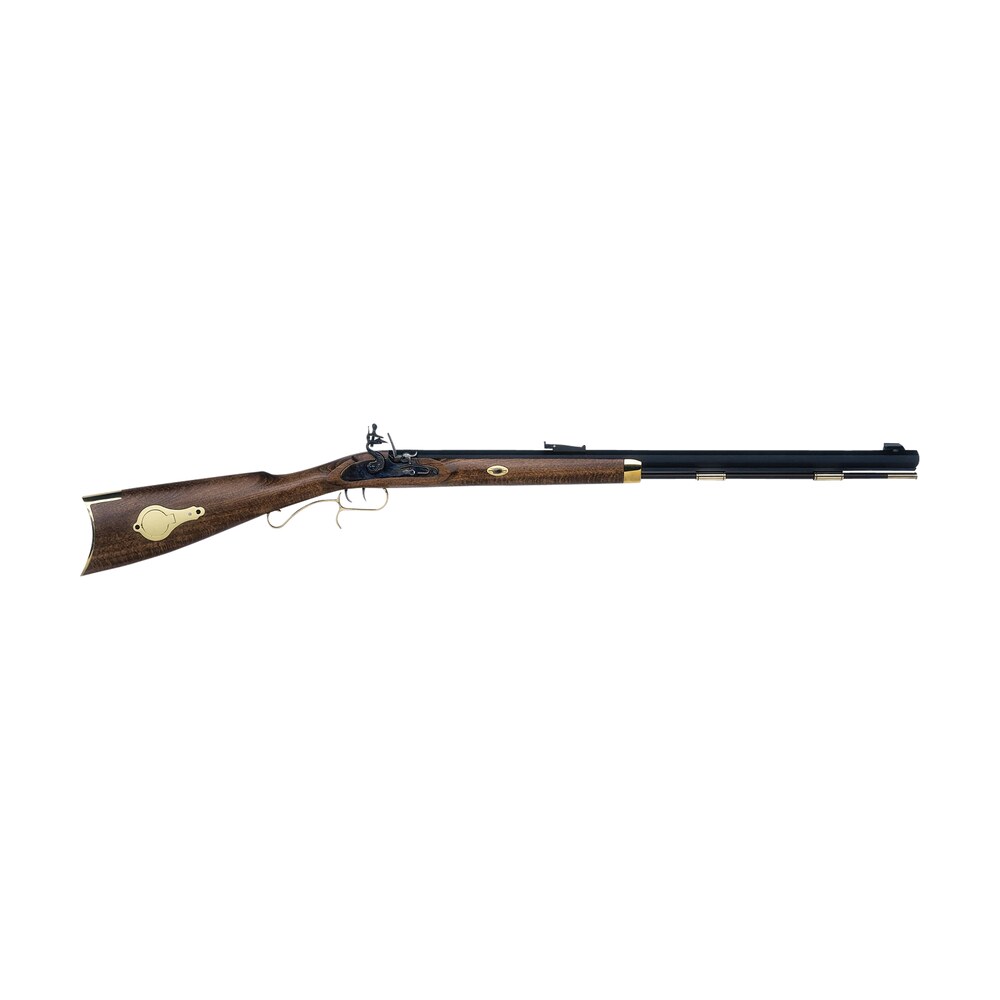 traditions r2390801 hawken woodsman 50 cal flintlock 28" octagonal, blued barrel/rec, hardwood stock, double set triggers, brass accents, adjustable sight Traditions R2390801 Hawken Woodsman 50 Cal Flintlock 28" Octagonal, Blued Barrel/Rec, Hardwood Sports South item 154475