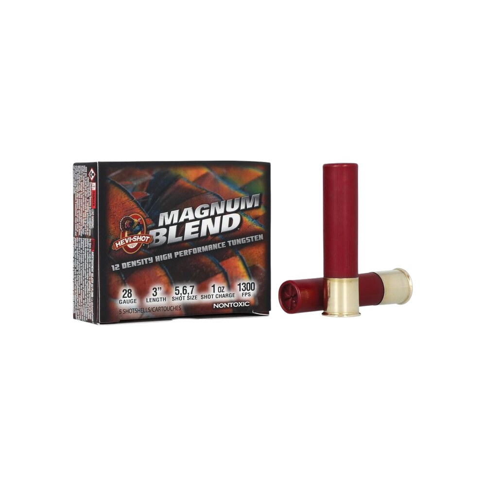 hevi shot hs28567 hevi 18 tss turkey 28gauge 3" 1 1/4oz tungsten 5/6/7shot 5 per box/10 case HEVI-Shot HS28567 HEVI-18 TSS Turkey 28Gauge 3" 1 1/4oz Tungsten 5/6/7Shot 5 Per Box/10 Case Sports South item 154795