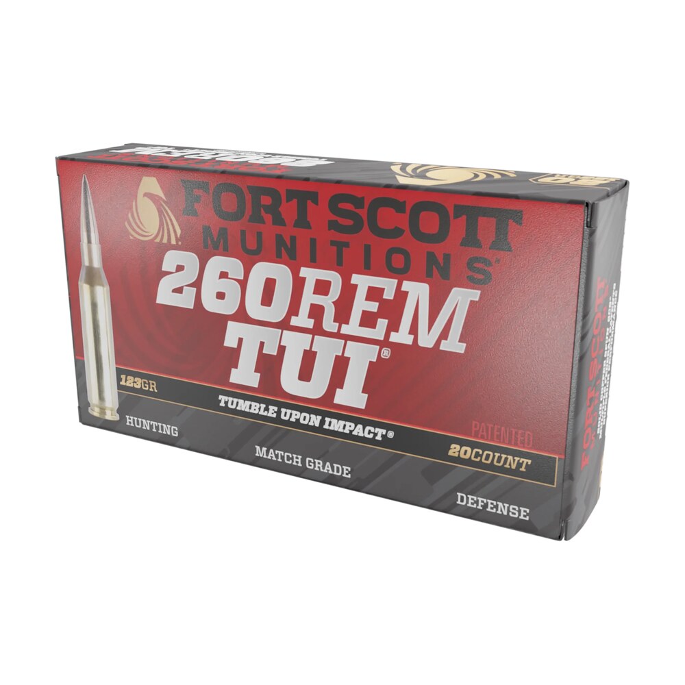 fort scott munitions 260123scv2 tumble upon impact (tui) 260rem 123gr solid copper spun 20 per box/25 case Fort Scott Munitions 260123SCV2 Tumble Upon Impact (TUI) 260Rem 123gr Solid Copper Spun 20 Per Sports South item 155059