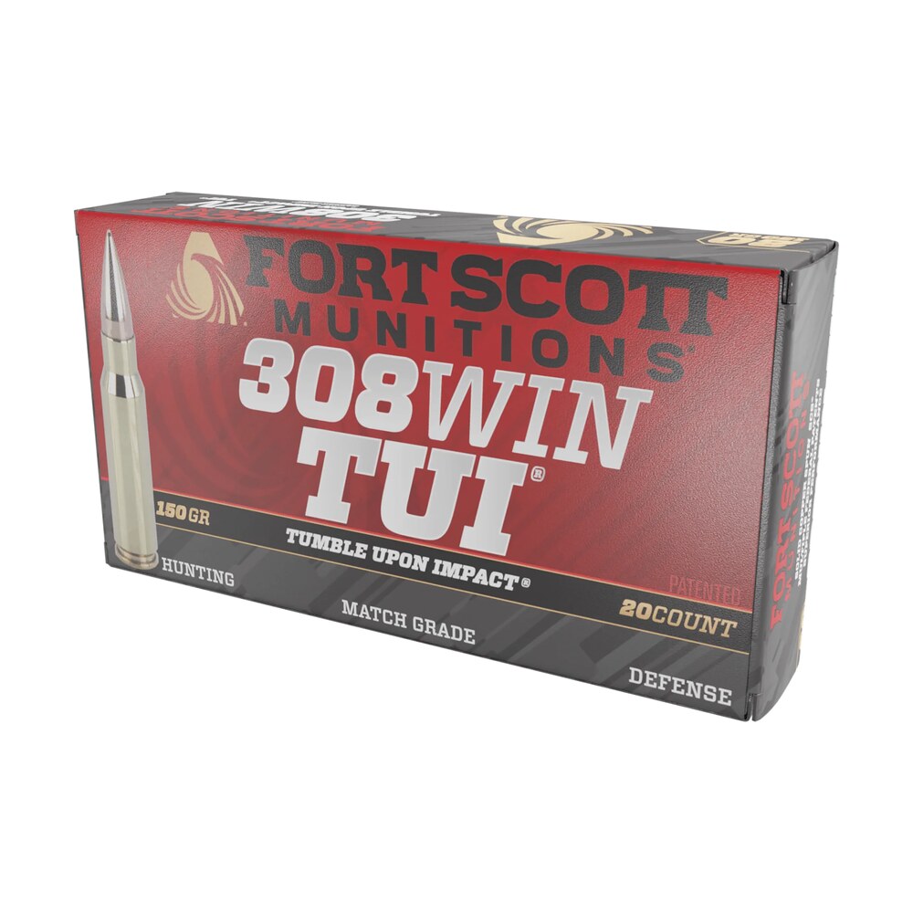 fort scott munitions 308150scv2 tumble upon impact (tui) rifle 308win 150gr solid copper spun 20 per box/10 case Fort Scott Munitions 308150SCV2 Tumble Upon Impact (TUI) Rifle 308Win 150gr Solid Copper Spun Sports South item 155061