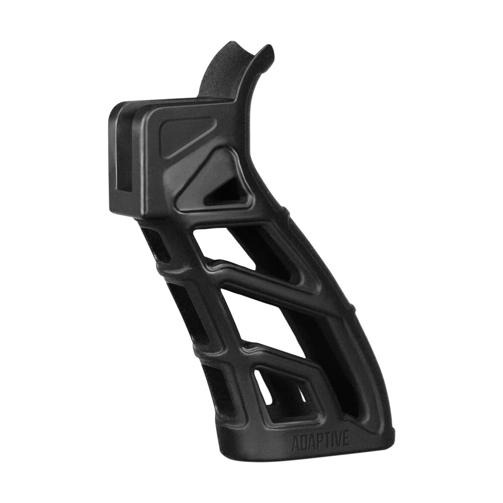 adaptive tactical at01900 lightweight tactical grip (ltg) skeletonized black polymer, 25 degree grip angle, fits ar platform ADAPTIVE TACTICAL AT01900 Lightweight Tactical Grip (LTG) Skeletonized Black Polymer, 25 Degree Sports South item 155182