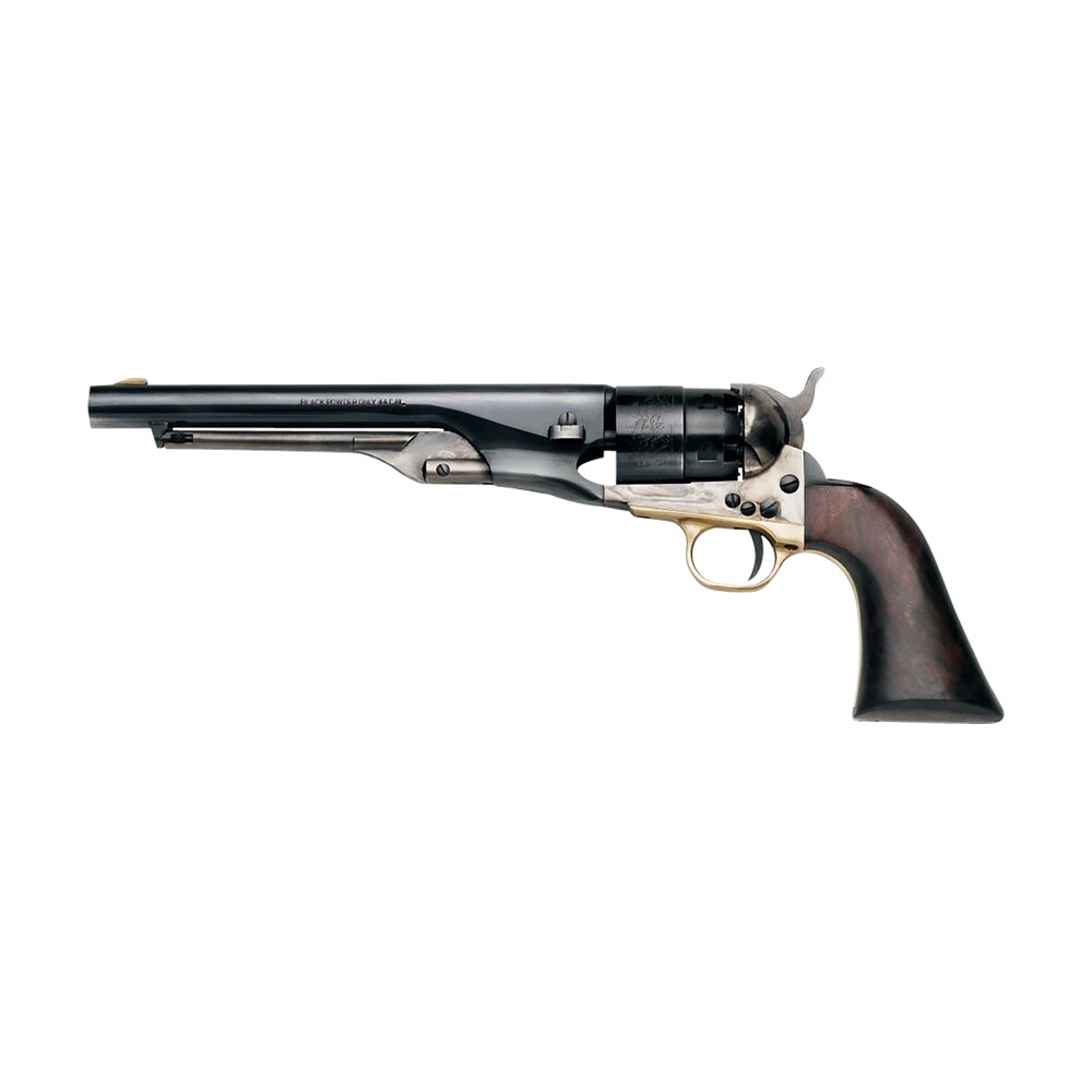 pietta pf60ows448 1860 old west 44 cal 8" 6rd blued & engraved cylinder, blued steel barrel, wood grip Pietta PF60OWS448 1860 Old West 44 Cal 8" 6rd Blued & Engraved Cylinder, Blued Steel Sports South item 155399