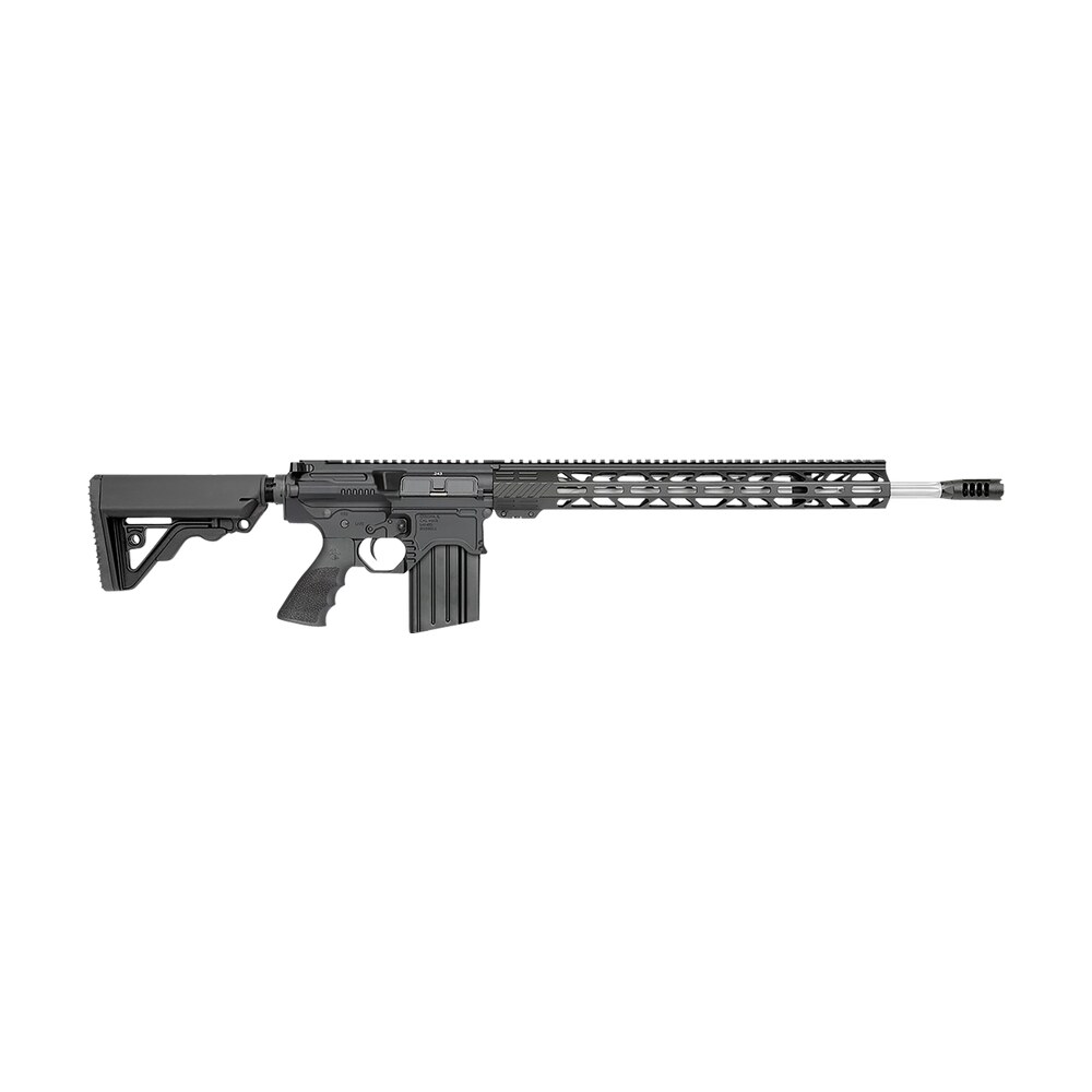 rock river arms 243a1534bt lar bt3 predator hp 243 win 20+1 20" stainless fluted barrel, black billet rec, oem operator car stock & operator brake, 17" m lok handgaurd, hogue rubber grip Rock River Arms 243A1534BT LAR-BT3 Predator HP 243 Win 20+1 20" Stainless Fluted Sports South item 155447