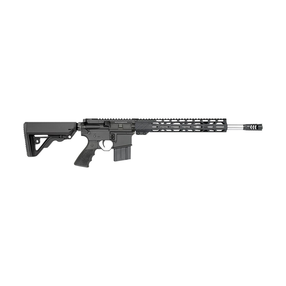 rock river arms 450b1562v1 lar 15m all terrain hunter 450 bushmaster 5+1 16" stainless barrel, black rec, 13" m lok handgaurd, oem operator car stock & muzzle brake, hogue rubber grip Rock River Arms 450B1562V1 LAR-15M All Terrain Hunter 450 Bushmaster 5+1 16" Stainless Sports South item 155449